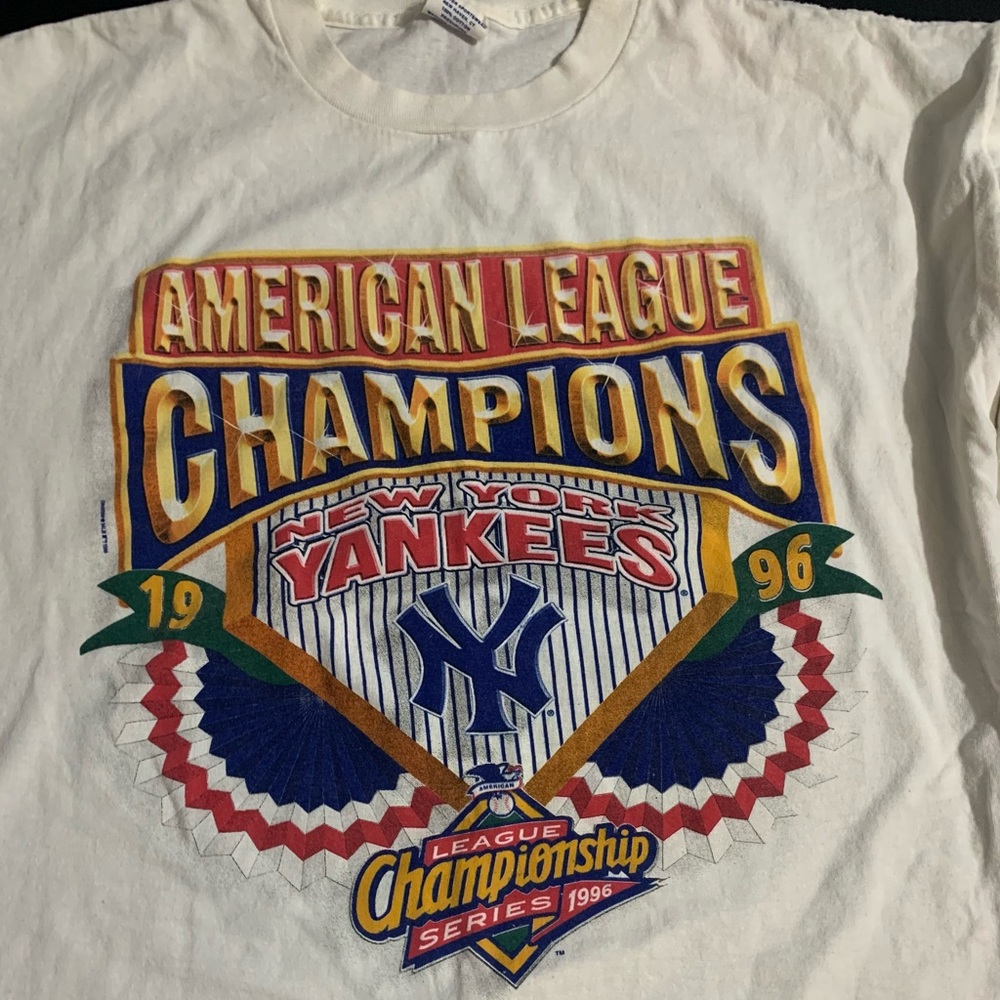1996 starter champions New York Yankees tee